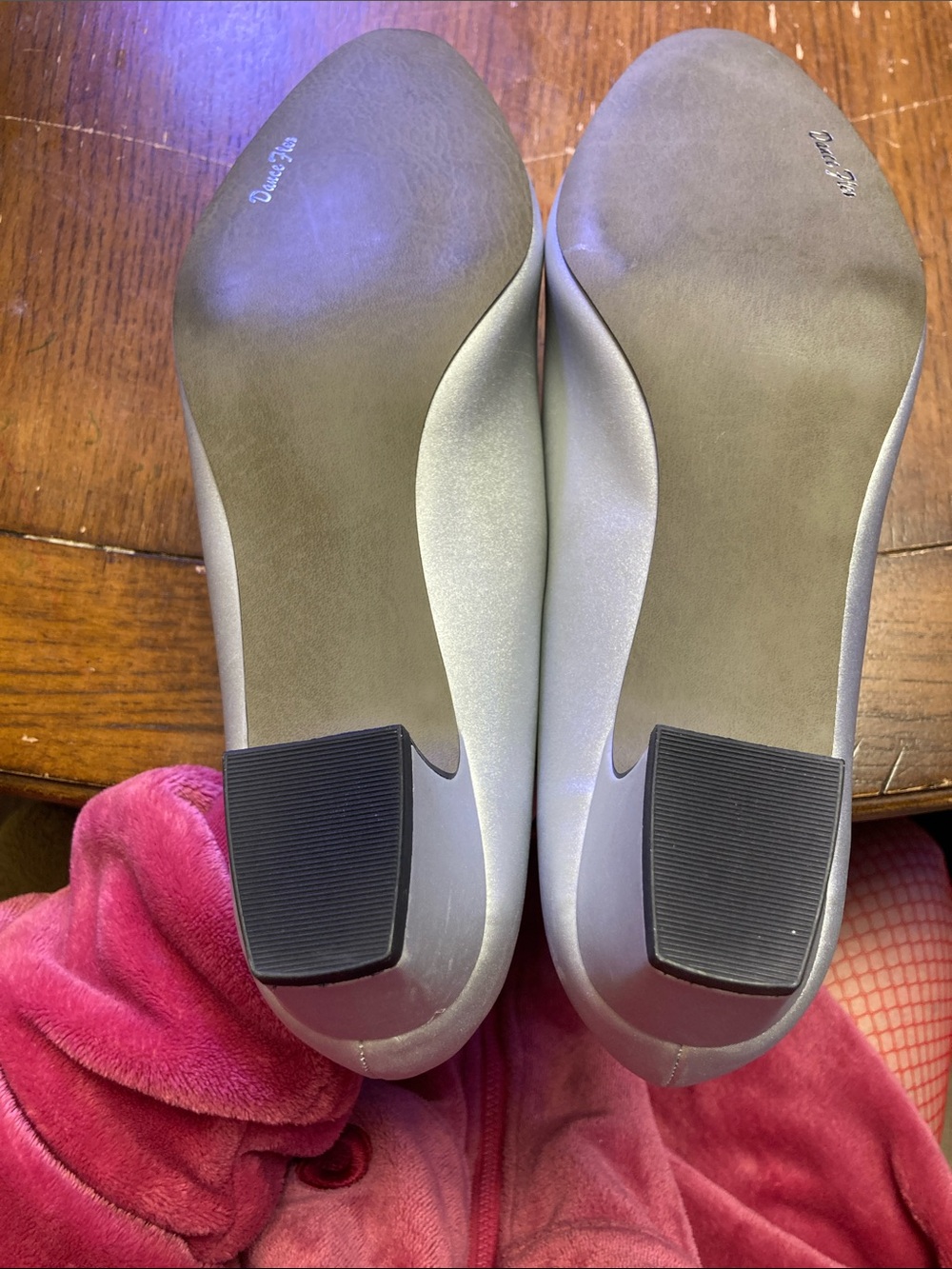 easy street Silver Metallic Short Heels - Picture 9 of 9